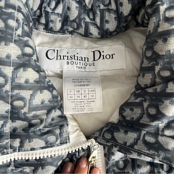 Christian Dior Navy Diorissimo Puffer Jacket - Picture 4 of 6